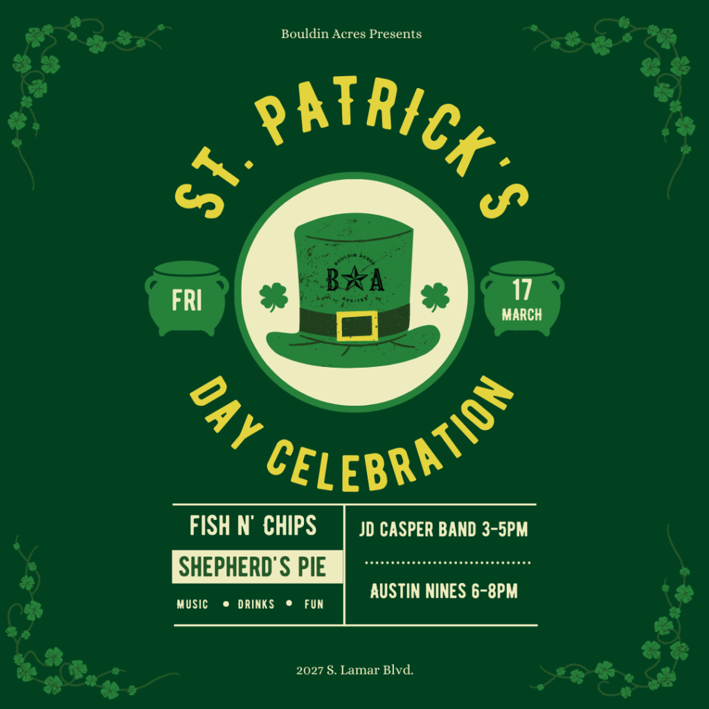 St Patricks Day Celebration Bouldin Acres